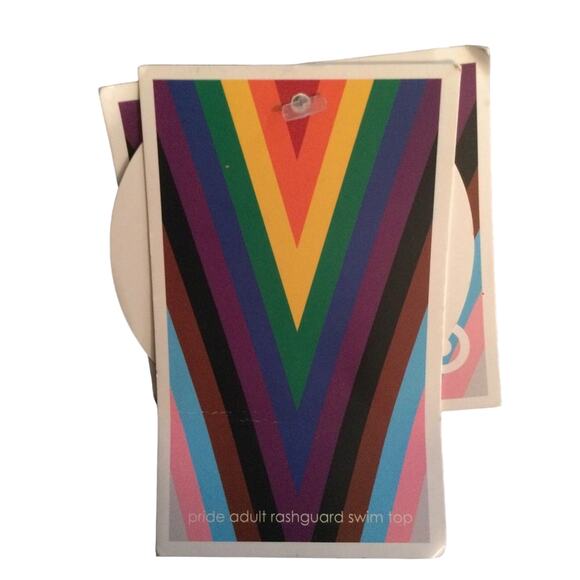 New Target Pride Rashguard adult swim top 3X - Picture 2 of 6